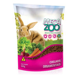 Ração Mega Zoo Coelhos Ornamentais 500g.