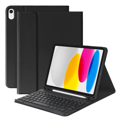 Funda Con Teclado Para iPad 10 Generación 10.9 Español