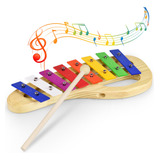 Acckuo Xilofono Para Ninos A Partir De 3 Anos, 8 Notas Color