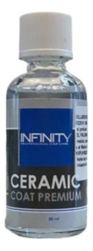 Infinity Ceramic Coat Premium X50ml Vidrio Liquido Sellador
