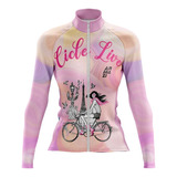 Jersey Mujer Manga Larga  Ciclismo ¡producto 100% Nacional!