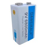 9v Litio Recargable X Usb Tipo C - 6800 Mah Super Capacidad