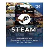 Tarjeta Steam Wallet 20 Usd - Codigo / Entrega Rapida