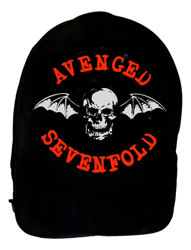 Mochila Avenged Sevenfold Ref=205 - Costura Reforçada