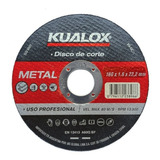 Disco De Corte Para Metal 180 X 1,6 X 22,2 Mm X10 Unidades