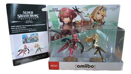 Amiibo Pyra & Mythra Nintendo Switch Ssbu (nuevo/sellado)