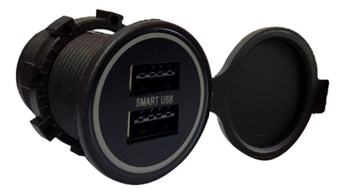 Carregador Carro Tomada Veicular Smart Usb Rosca Rs108 Power