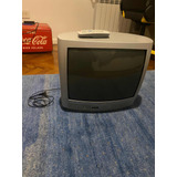 Television Philips Gris Antigua Perfecto Estado, Funciona