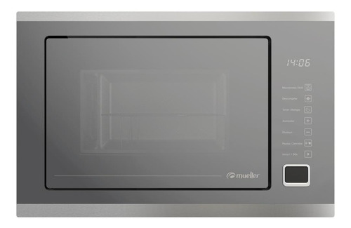 Forno Micro-ondas De Embutir Mueller 25l Espelhado Mmo0225g1