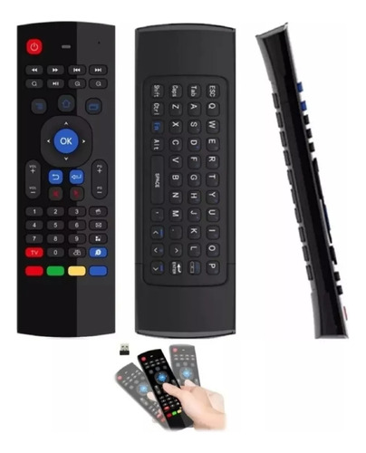 Air Mouse E Teclado Wireless Controle Remoto Smart Tv Pc Box