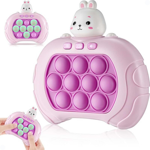 Pop-it Mini Gamer Console Anti Stress Eletrônico Menina Rosa