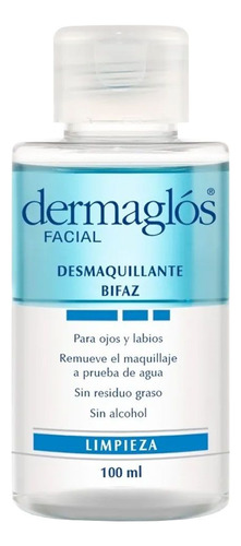 Dermaglós Facial Desmaquillante Bifaz De Ojos Limpiador Bifásico Pieles Sensibles