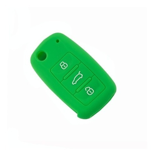 Funda Silicon Llave Jetta Clasico Bora Vento Vw Verde Limon