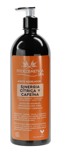 Aceite Reductivo Citrico-cafe Masaje, Maderoterapia, Vacum 