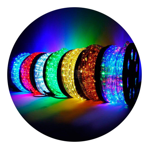 Manguera Tira Led 10 Metros Colores Exterior Pack 5 Premium