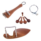 Kit De Accesorios Para Violín 4/4: Mentonera, Clavija De Afi