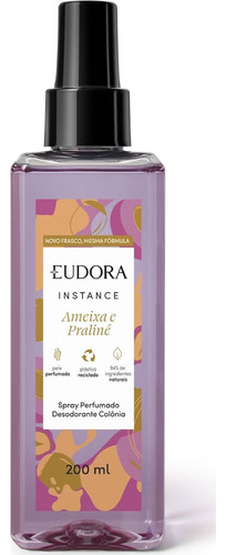 Body Splash Feminino Eudora Instance Ameixa E Praliné 200ml