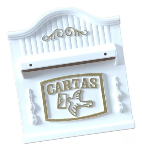 Caixa De Correio Colonial Pvc Q - Grade Ou Embutir