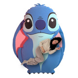 Mega Puff Tipo Cama De Stitch Lilo Y Stitch He Disney