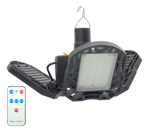 Foco Solar Led Extensible De 3 Aspas + Con Control