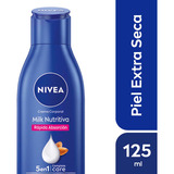  Nivea Crema Milk Nutritiva Rápida Absorción 5 En 1 X 125 Ml