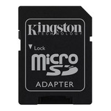 Adaptador De Memoria  Kigston Micro Microsd A Sd Nuevo