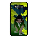 Funda Protector Rudo Para Samsung Galaxy Rey Leon Scar Verde