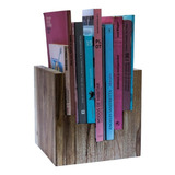 Soporte Para Libros De Madera Maciza