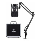 Micrófono De Condensador Akg P220 Paquete De 3 Artículos