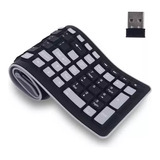 Teclado Flexible De Silicona Portátil Usb, P/ Notebook, Pc