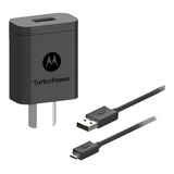 Cargador+cable Motorola Original Micro Usb Turbo Power Combo