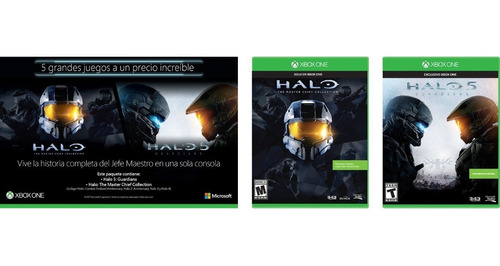 Xbox One Pack: Halo 5 + Halo Master Chief Collection Español
