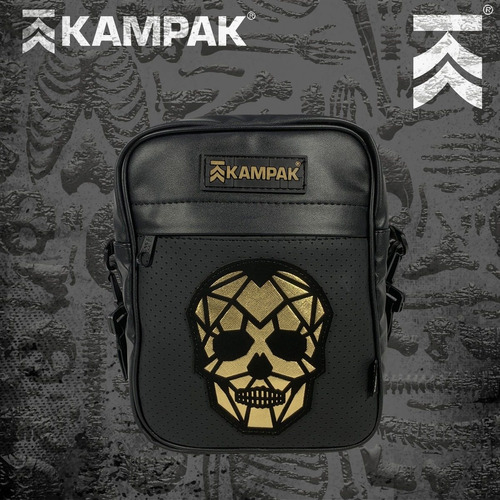 Mariconera Pechera Kampak Mk09 Bandolera Cruzada Calavera