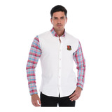 Camisa Porto Blanco Cuello Clásico Hombre