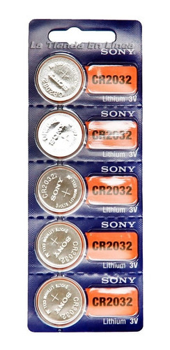 Pila Bateria De Litio Sony Original Cr 2032 3v Sellada X5