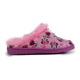 Pantufa Infantil Feminino Specht Mule Minnie Rosa 1029