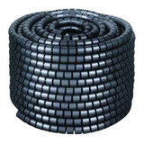 Organizador De Fios Cabos Espiral 1 Polegada Preto 35 Mts