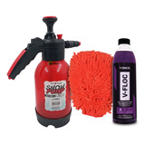 Snow Foam + Shampoo V-floc Vonixx + Luva Microfibra