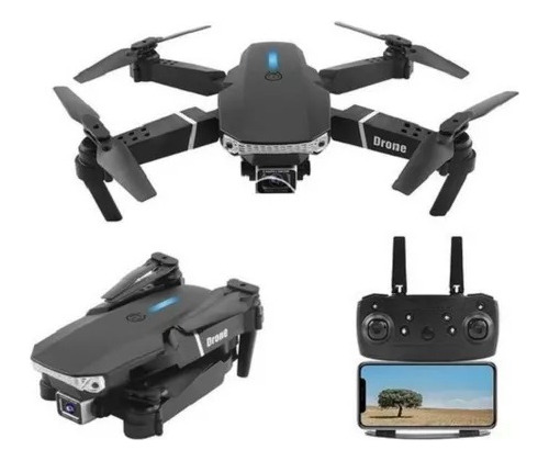 Mini Drone E88 Pro Dual Câmera 4k Wifi - 15 Minutos De Voo