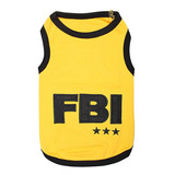 Camiseta Perro Fbi Parisian Pet, Xl