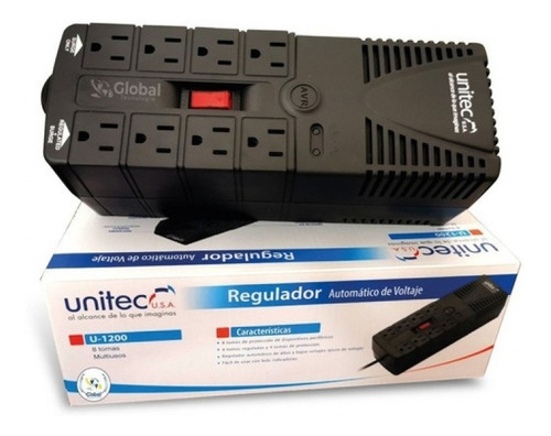 Regulador Unitec 8 Tomas U-1200