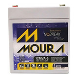 Bateria Nobreak Vrla Sms/apc/tsshara 12v 5ah Moura 