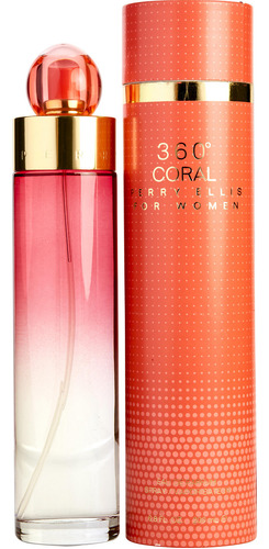 Perfume Perry Ellis 360 Coral Eau De Parfum, 200 Ml, Para Mu