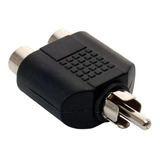 Conector Convertidor 2 Rca Hembra A 1 Rca Macho