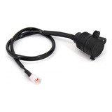 Adaptador De Enchufe De Cargador Usb Dual Para Motocicleta P