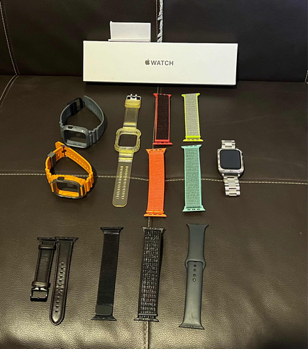 Apple Watch Se 44mm, 12 Correas, Cargador Caja Y Ticket