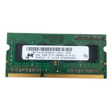 Memoria Ddr3 Micron 2gb 1rx8 Pc3-10600s 1333mhz P/ Laptop