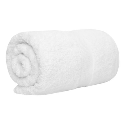 Toalla De Baño Hotel Premier Collection, 147x76 Cm Grande Blanco Lisa | Envío gratis