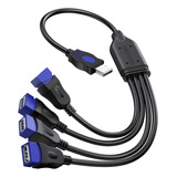 Andtobo Usb 1 A 4 Splitter Usb 2.0 Y Splitter Cable De Carga