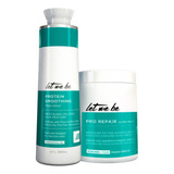 Kit Botox Pro Repair 1kg + Escova Progressiva 1l Let Me Be